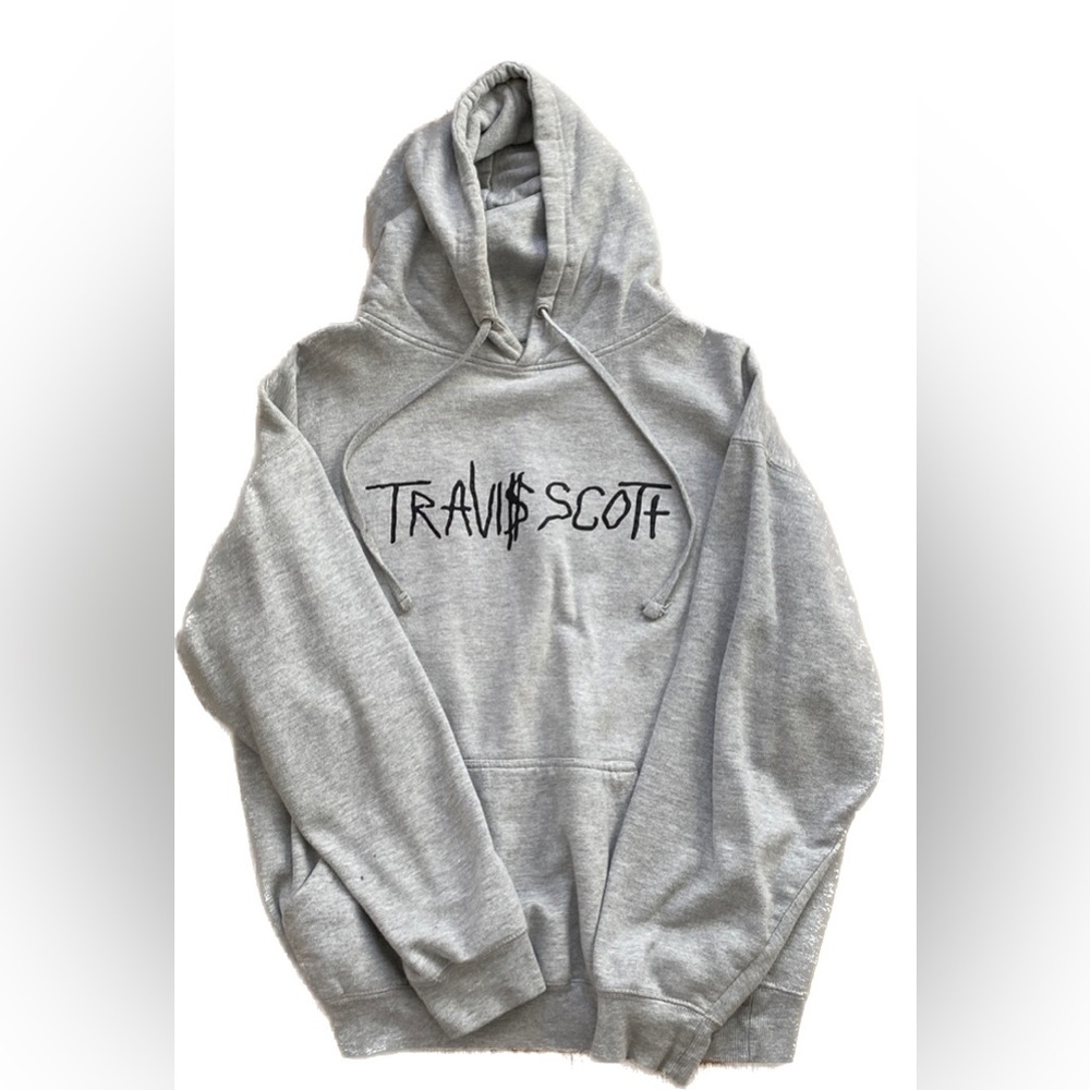 Travis Scott Merchandise Gray Hoodie Size L